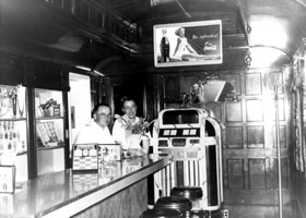 Limited Cafe interior Circa 1955